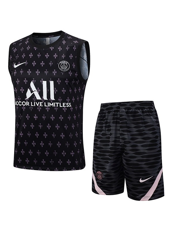 Paris saint germain canotta maglia maglia nera divisa da basket swingman kit maglia in edizione limitata 2023-2024